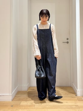「アイテム（オールインワン・サロペット）」を使った、yokoo さん（レディース・156cm・30代）の夏コーディネート