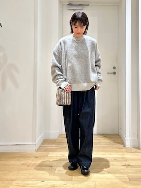 「アイテム（レインシューズ）」を使った、yokoo さん（レディース・156cm）の秋コーディネート