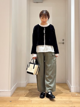 「アイテム（パンツ）」を使った、yokoo さん（レディース・156cm・30代）の秋コーディネート
