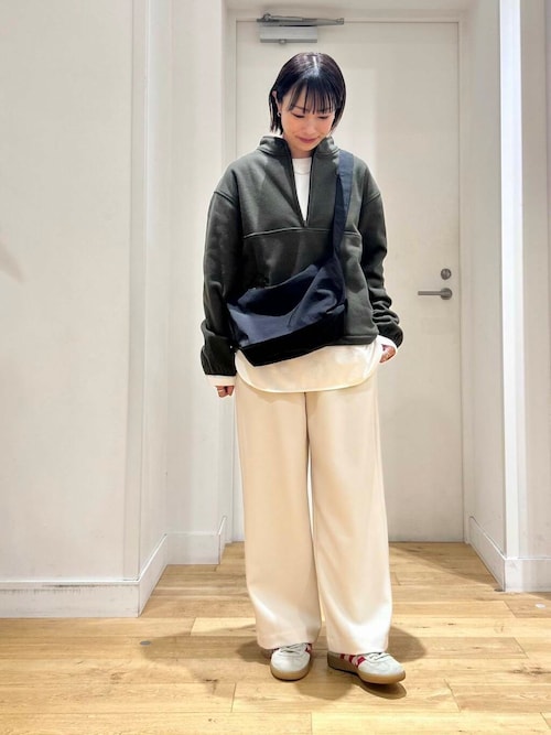 セール】『UR TECH』ピケフリースハーフジッププルオーバー（Tシャツ