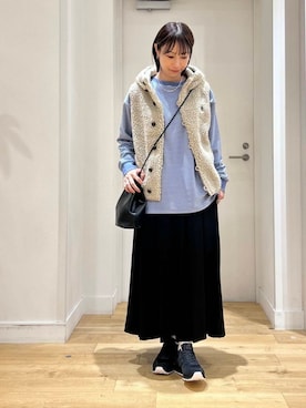 「アイテム（その他アウター）」を使った、yokoo さん（レディース・156cm）の秋コーディネート
