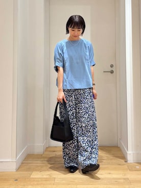 「柄物」｜yokoo さん（レディース・156cm）の夏コーディネート