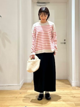 「アイテム（レインシューズ）」を使った、yokoo さん（レディース・156cm）の秋コーディネート