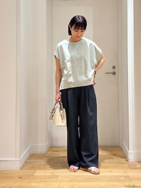「URTECH」｜「アイテム（アクセサリー）」を使った、imari さん（レディース・156cm）の夏コーディネート