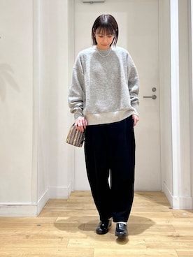 「アイテム（レインシューズ）」を使った、yokoo さん（レディース・156cm）の秋コーディネート