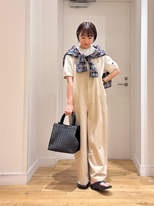 値下不可 新品 アーバンリサーチ サロペット ベージュ 36 URBAN RESEARCH DOORS（アーバンリサーチドアーズ） サロペット