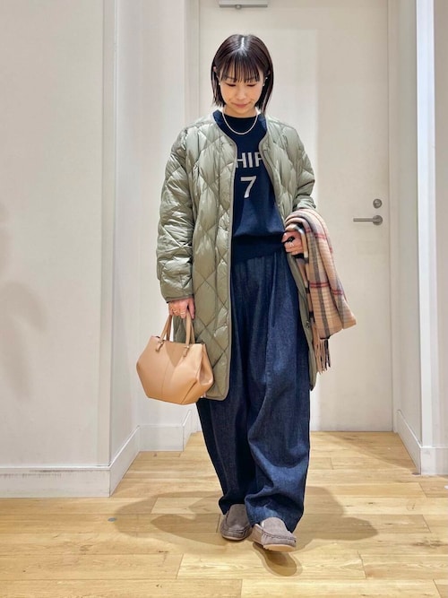 セール】『WEB/一部店舗限定カラー』ライトダウンキルトロングコート