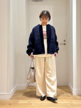 「アイテム（パンプス）」を使った、yokoo さん（レディース・156cm）の秋コーディネート