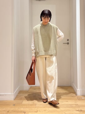 「アイテム（ハンドバッグ）」を使った、yokoo さん（レディース・156cm・30代）の夏コーディネート