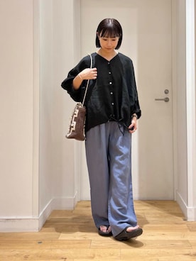 「beej（ビージ）のアイテム」を使った、yokoo さん（レディース・156cm）の夏コーディネート