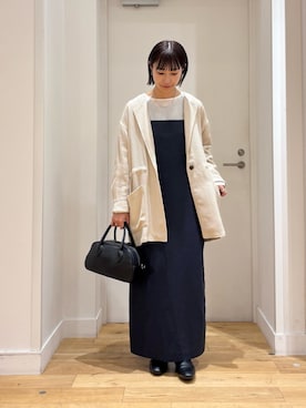 「アイテム（ワンピース/ドレス）」を使った、yokoo さん（レディース・156cm・30代）の秋コーディネート