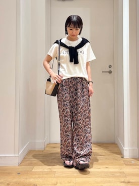 「MARCO BIANCHINI（マルコビアンチーニ）のアイテム」を使った、imari さん（レディース・156cm）の夏コーディネート