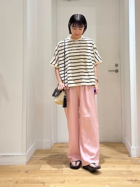 「URBAN RESEARCH DOORS（アーバンリサーチドアーズ）のアイテム」を使った、yokoo さん（レディース・156cm）の夏コーディネート