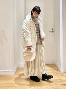 「COLD BREAKER（コールドブレーカー）のアイテム」を使った、yokoo さん（レディース・156cm）の冬コーディネート