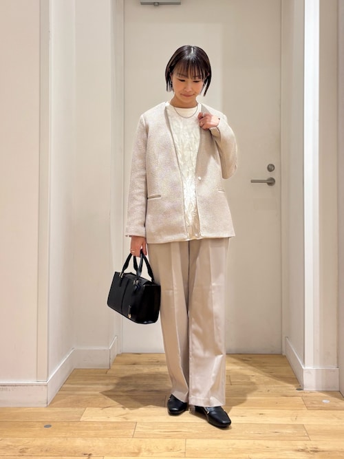 セール】ツィードVネックロングジャケット（スーツジャケット）｜URBAN