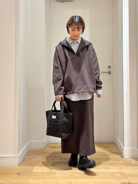「URBAN RESEARCH DOORS WOMENS」｜「アイテム（ブーツ）」を使った、yokoo さん（レディース・156cm）の冬コーディネート
