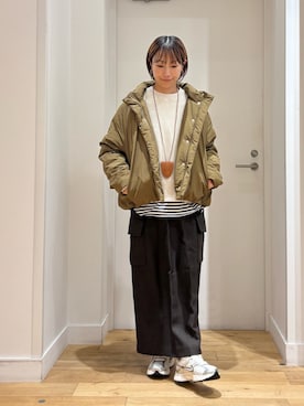 「URBAN RESEARCH DOORS WOMENS」｜「アイテム（ジャケット/アウター）」を使った、yokoo さん（レディース・156cm）の冬コーディネート