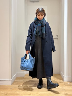 「アイテム（ワンピース/ドレス）」を使った、yokoo さん（レディース・156cm・30代）の秋コーディネート