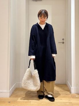 「アイテム（ワンピース/ドレス）」を使った、yokoo さん（レディース・156cm・30代）の秋コーディネート