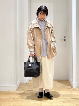 「アイテム（マウンテンパーカー）」を使った、yokoo さん（レディース・156cm）の秋コーディネート