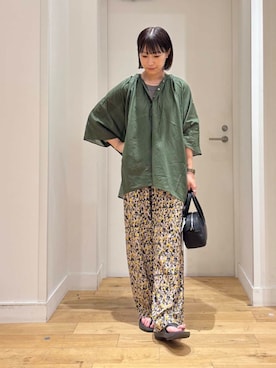 「柄物」｜imari さん（レディース・156cm）の夏コーディネート