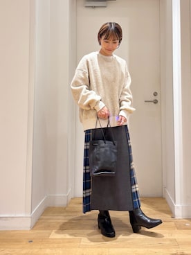 「アイテム（その他トップス）」を使った、yokoo さん（レディース・156cm・30代）の秋コーディネート