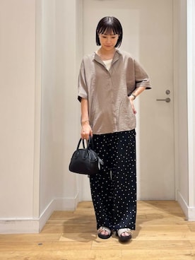 「柄物」｜imari さん（レディース・156cm）の夏コーディネート