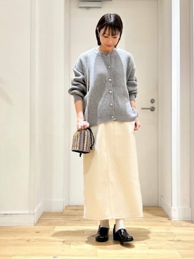 「アイテム（レインシューズ）」を使った、yokoo さん（レディース・156cm）の秋コーディネート