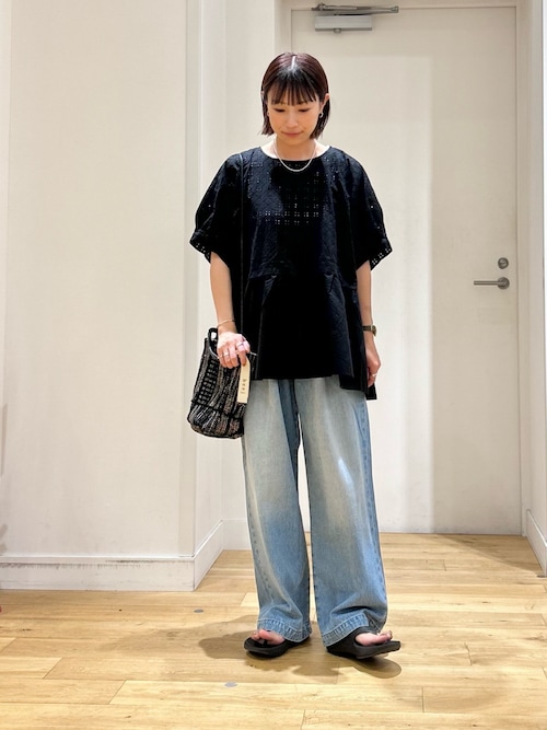 楽天市場】【SALE／30%OFF】レース切替ギャザーペプラムブラウス