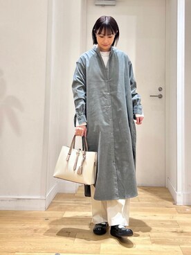 「doors」｜「アイテム（スリッポン）」を使った、yokoo さん（レディース・156cm）の冬コーディネート