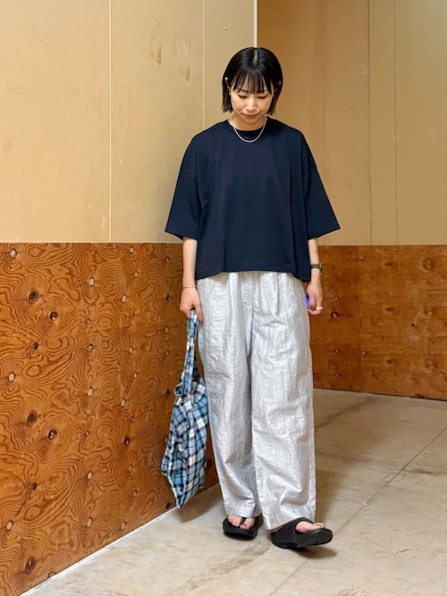 アーツアンドサイエンス スモッキングリネンパンツ