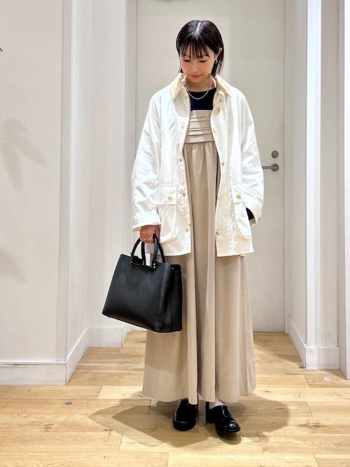ワンピース hanan スクエアカット ストラップ ロングワンピース chw22s009