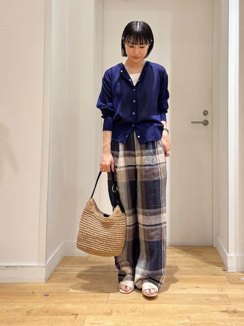 セール】リネンチェックイージーパンツ（その他パンツ）｜URBAN