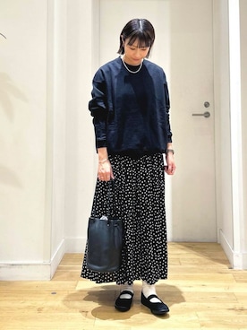 「MoonStar（ムーンスター）のアイテム」を使った、yokoo さん（レディース・156cm）の秋コーディネート