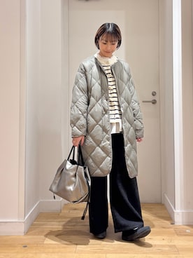 「アイテム（その他アウター）」を使った、yokoo さん（レディース・156cm・30代）の冬コーディネート