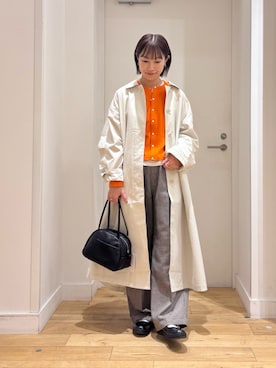 「EKAL（エカル）のアイテム」を使った、yokoo さん（レディース・156cm）の冬コーディネート