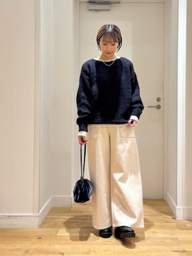 「URBAN RESEARCH DOORS WOMENS」｜「アイテム（ブーツ）」を使った、yokoo さん（レディース・156cm）の秋コーディネート
