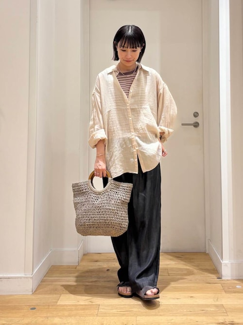新品未使用　ESMOK balloon tops ベージュ THROW by SLY | 【THROW】ARM DESIGN MG トップス (ニット