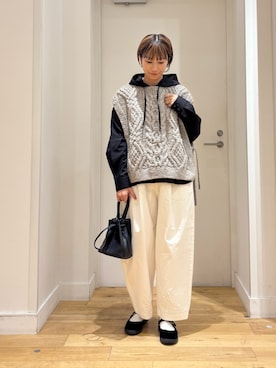 「アイテム（ショルダーバッグ）」を使った、yokoo さん（レディース・156cm・30代）の秋コーディネート