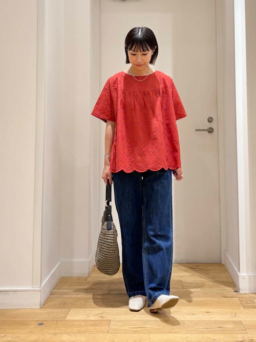 デニムワイドパンツ