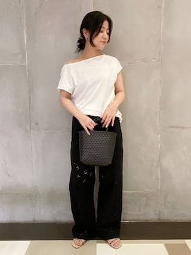 「Lilas（リラ）のアイテム」を使った、asukaさん（レディース・150cm）の夏コーディネート