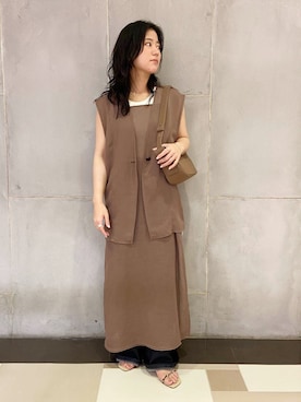 「Lilas（リラ）のアイテム」を使った、asukaさん（レディース・150cm）の夏コーディネート