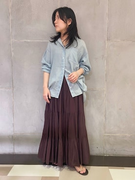 「Lilas（リラ）のアイテム」を使った、asukaさん（レディース・150cm）の春コーディネート
