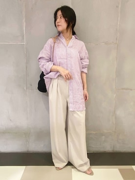 「Lilas（リラ）のアイテム」を使った、asukaさん（レディース・150cm）の春コーディネート
