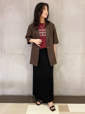「Spick & Span（スピックアンドスパン）のアイテム」を使った、asukaさん（レディース・150cm）の夏コーディネート