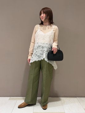 Nanaさん（レディース・154cm）の冬コーディネート