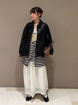 Nanaさん(レディース・154cm)の夏コーディネート
