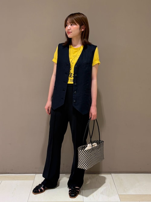 SLOBE IENA（スローブイエナ） ベスト ジレ フレンチリネンベスト
