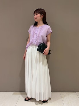 Nanaさん(レディース・154cm)の夏コーディネート