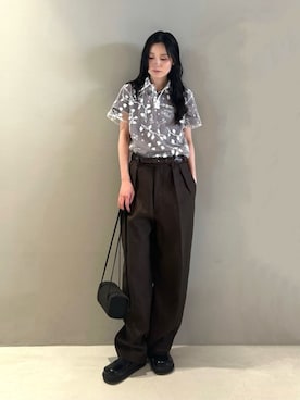 「EDITION（エディション）のアイテム」を使った、TOMORROWLANDwatanabeさん（レディース・159cm）の夏コーディネート